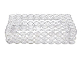 Crystal Tissue Box Paper Rack Office Table Accessories Tissue Case Holder Wedding Decoration V1294-YM0901-3115200124811