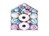 72 Pcs Xmas Tree Ornaments Shatterproof Hanging Xmas Ball Ornaments Set for Tree Wreath V1294-YM0901-240709HL02-4