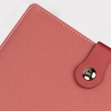 Leather Journal 160 Pages Wide Lined Refillable 6 Rings Binder Covers Business Journal V1192-AZ-W-23340