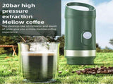 Portable Electric Espresso Coffee Machine Cordless Heat and Cold Brew 3oz Single Serve Mini Coffee V1294-YM0901-H48350W