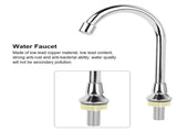 G1/2" Bathroom Laboratory Basin Sink Foot Pedal Faucet Medical Hot Cold Copper Pedal Water Tap V1294-YM0901-JY24019