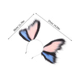 Butterfly Fantasy Plush Headband Soft Fur Wings for Cosplay Party Wear V1370-AZ4-18286