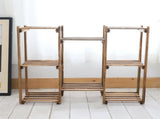 8-Tier Wooden Plant Stand Outdoor Indoor Garden Shelf V178-66770