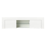 Artiss Entertainment Unit TV Cabinet LED 130cm White Angus FURNI-L-LED-TV01-WH