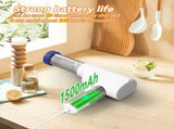 White Portable Rechargeable Noodle Maker - Multiple Shaping Discs V888-ELOSUNG31128