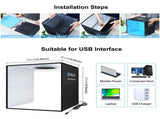 40CM Portable Photo Studio LED Light Tent Bar Cube Soft Box Room Photography V201-ELYEWUBLETC007