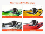 Kayak Seat, 1 Pack 31 mm Thick, Universal Paddle Board Seat with Back Support, Sit-on-Top Soft V952-PHTRZYEVAPMJZT0F7001V0