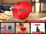 6 Inch Hole Saw - 152mm Bi-Metal Hole Cutter for Different Project with Smooth & Flat Drilling Edge V1369-AZ3-W-08275