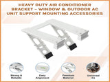 Heavy Duty Air Conditioner Bracket Window & Outdoor AC Unit Support Mounting Accessories V63-953971