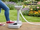 Weisshorn Camping Basin Portable Hand Wash Sink Stand 19L Capacity CAMP-STAND-19L-GREY
