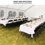 Wallaroo 6x6m Outdoor Event Marquee Gazebo Party Wedding Tent - White GAZ-CPT-6X6-WH