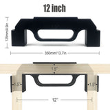 Woodworking Framing Spacer Tool with Bridge Design for Fast Stud Layout and Precise Spacing in Wall V1341-ZY-YJYQRRUN-12INCH-BLACK