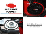 GENPOWER 8.5kW Peak 7.2kw Open Frame Inverter Generator, Push-Button Start, 2x15A, 1x32A, 20L Tank, V219-GENPTRGN85FA