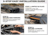 All-season universal semi car cover with portable design, compatible with various vehicle models. V1232-JCZYZ-001