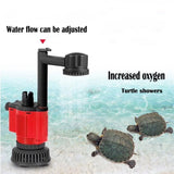 Aquarium Electric Siphon Pump Vacuum Cleaner Fish Tank Clean Water Change Gravel V201-HLYG001-BLACK