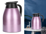 2L Large Capacity Insulated Hot Water Pot Inner Stainless Steel Thermal Coffee BottlePurple 2L V1294-YM0718-3118210008712