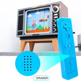 Wii Controller,Wii Remote Controller and Nunchuck Joystick with Motion Plus,Silicone Case and Wrist V1370-AZ4-08257