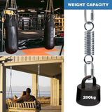 Spring Suspension with 360&deg Swivel Hooks and Carabiners, Spring Suspension for Hanging Chair Yoga V1188-YUMANO-04370-1
