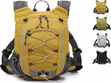 Small Hiking Backpack Lightweight Waterproof Daypack for Camping Cycling Fitness Outdoor Sports V1107-LIGHTWEIGHT HIKING BACKPACK-GREY WHITE