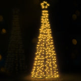 3.6M Christmas Tree LED Solar Warm Jingle Jollys XMAS-FAIRY-SOLAR-12FT-WARM