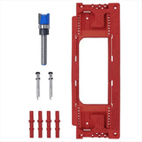 Door Hinge Jig, Door Hinge Template for 8 Hinge Sizes From 2-1/2in to 6in and Door Thickness From V1370-AZ4-10191