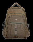 FIB Washed Canvas Backpack Bag in Khaki V563-A1206C-KHAKI
