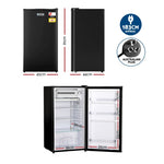 Devanti 95L Bar Fridge Black BF-F-95L-BK