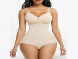 M Skin Color Women's Seamless Body-Shaping Onesie with Zipper - Abdomen Slimming and Hip Lifting V888-ELOSUNG28472