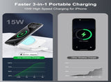 CHOETECH T616-F-WH 3in1 Magnetic Foldable Wireless Charger White V28-ELECHOT616FWH
