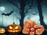 7pcs Simulated Pumpkin Glossy Paint Lightweight Creative Reusable Foam Pumpkin for Decoration Prop V1294-YM0901-3115240060516
