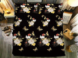 Black Sorrento Marigold Quilt / Doona / Duvet Cover set V745-AQ044043Q3