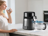 Water Distiller, 4L 1.1 Gallon Pure Water Purifier Filter For Home Table Countertop, 1750W Distilled V952-ICKZBXGZLSJZ93AL2001V3