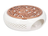 Ceramic Teapot Warmer Hollowed Pad Concave Bottom Practical Multifunction Teapot Heater for Family V1294-YM0703-3118230039611