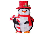 Christabelle 80cm Christmas Penguin Display with LED Lights Indoor Outdoor Decoration MHA432