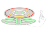 LED Flower Neon Light Wall Mounted USB Power Supply Adjustable Brightness LED Decoration Lamp Light V1294-YM0901-3115230089911