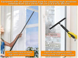 Shower Squeegee for Shower Glass, Efficient Cleaning, Ergonomic Design, for Shower Glass Bathroom V1369-AZ3-W-12263