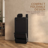 Powertrain Aria Pilates Reformer Machine Steel Foldable Home Gym Equipment Exercise Trainer Bla PLT-CHY-S03-BK