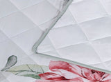 Bianca Coleraine White Floral Printed Bedspread Set Super King V442-BCA-BEDSPREAD-COLERAINE-WHITE-SK