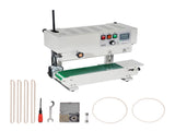 Continuous Bag Band Sealing Machine, 6-12 mm Sealing Width, Vertical Band Sealer Machine with V952-LSLXFKJTBPQB7G874V3