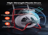 Drain Cleaner Machine 22m x 13mm, Auto Feed Sewer Snake Drain Auger on Wheels, Portable Drain V952-ZDJJKLSGDSTJOA12M002V3