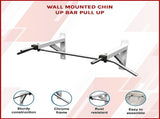 Wall Mounted Chin Up Pull Up Bar Heavy Duty Home Gym Strength Training V63-784845
