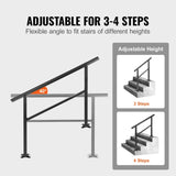 Handrail Outdoor Stairs 47.6 X 35.2 Inch Outdoor Handrail Outdoor Stair Railing Adjustable from 0 to V952-LZLTFSDHGLZHSKD01V0
