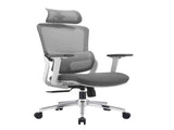 Elena High Back Fabric Seat Ergonomic Office Chair In Grey V369-A8616-R-GREY