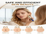 9-Speed Skin Tag Remover Pen - USB Rechargeable Mole Wart Removal Tool, LCD Display & Safety Lock, V1107-110-51887-PUR-19CM