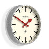 Newgate Universal Wall Clock Railway Dial Galvanised V398-NGUNIV390GAL