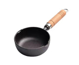 Cast Iron Pot, Even Heating Multifunctional Non-Stick Stir Fry Pan, 11 x 4cm V1263-JX-2988