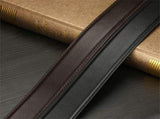 2 pieces Men's Belt Leather Belt Adjustable Gift Men Shortenable Gift Man Cow Leather V1188-NK-BOL-1