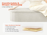 Oval Storage Ottoman Bench, Foldable Teddy Fleece End of Bed Bench, Folding Upholstered Bed Ottoman V952-BYWSZYKZDK40BI0GO001V0
