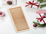 WHAMVOX Gift Ribbon Storage Holder Wooden Box Flower Wrapping Ribbon Holder Organizer V1189-WXFWAL-20260326-02267