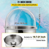 Candy Bubble Shield 20.5 Inch Clear Plastic Cotton Candy Cover for Commercial Candy Maker V952-MHTJGZ00000000001V0